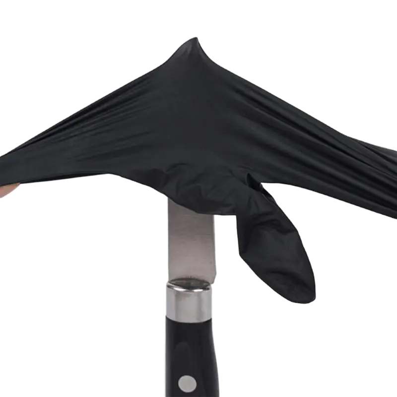 GUANTES NEGROS DESECHABLES MASTER